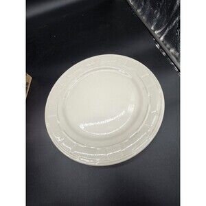 Longaberger Woven Traditions Ivory 10 1/4 Inch Dinner Plate